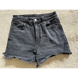 American Eagle Outfitters Highest Rise 90's Boyfriend‎ Short Black Size 2